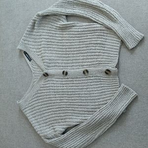 Sage green button down cardigan